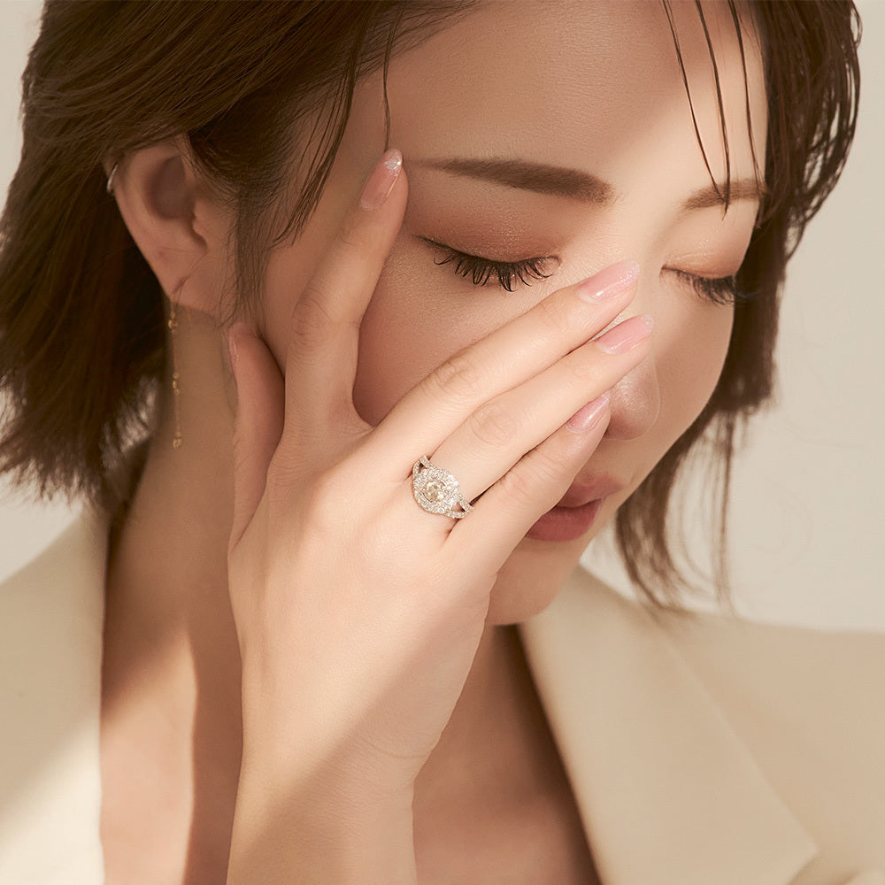 SOL (ブラウンダイヤモンドリング）1.0ct