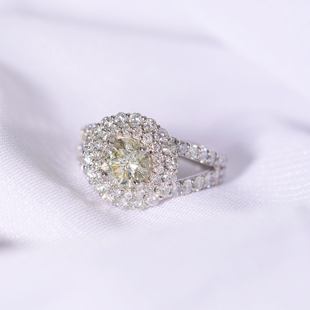 SOLEIL (イエローダイヤモンドリング）1.0ct