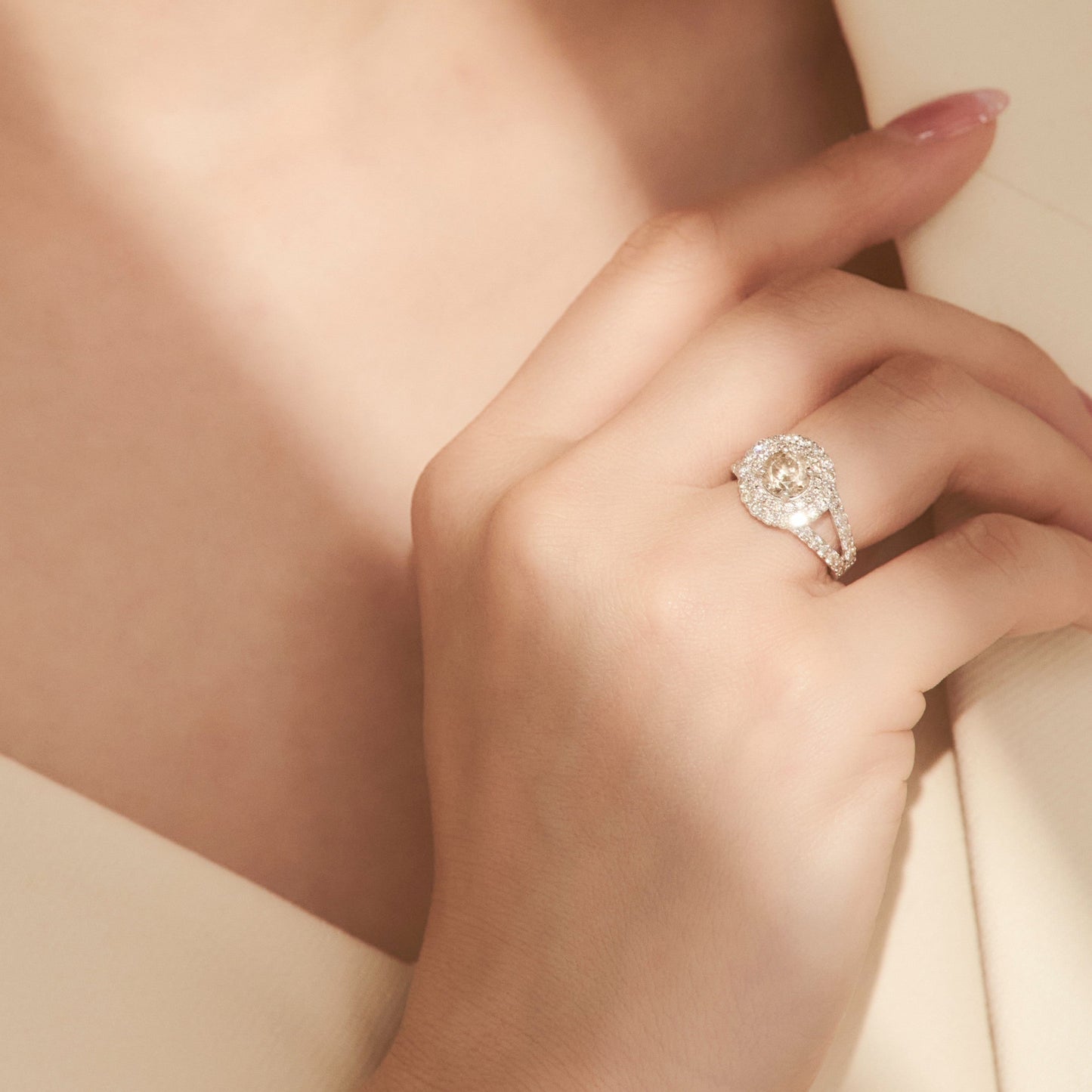 SOL (ブラウンダイヤモンドリング）1.0ct