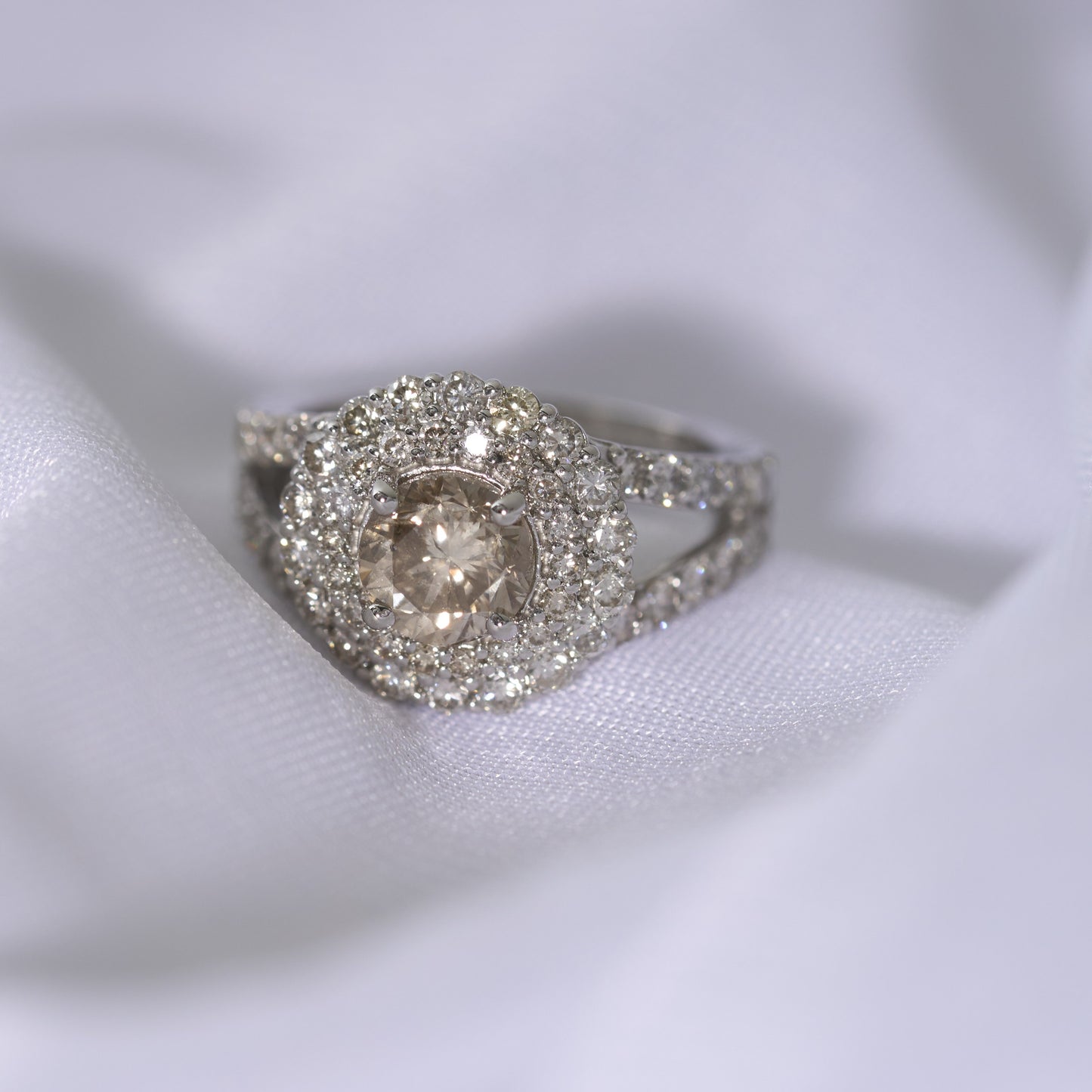 SOL (ブラウンダイヤモンドリング）1.0ct