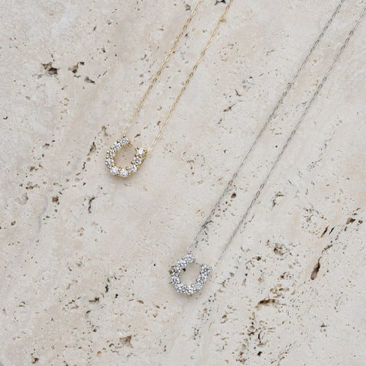 GRAVIA（馬蹄型ネックレス）0.3ct