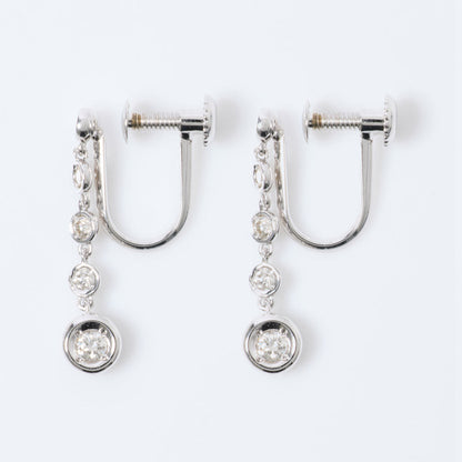RAY（スイングデザインピアス/イヤリング）0.16ct